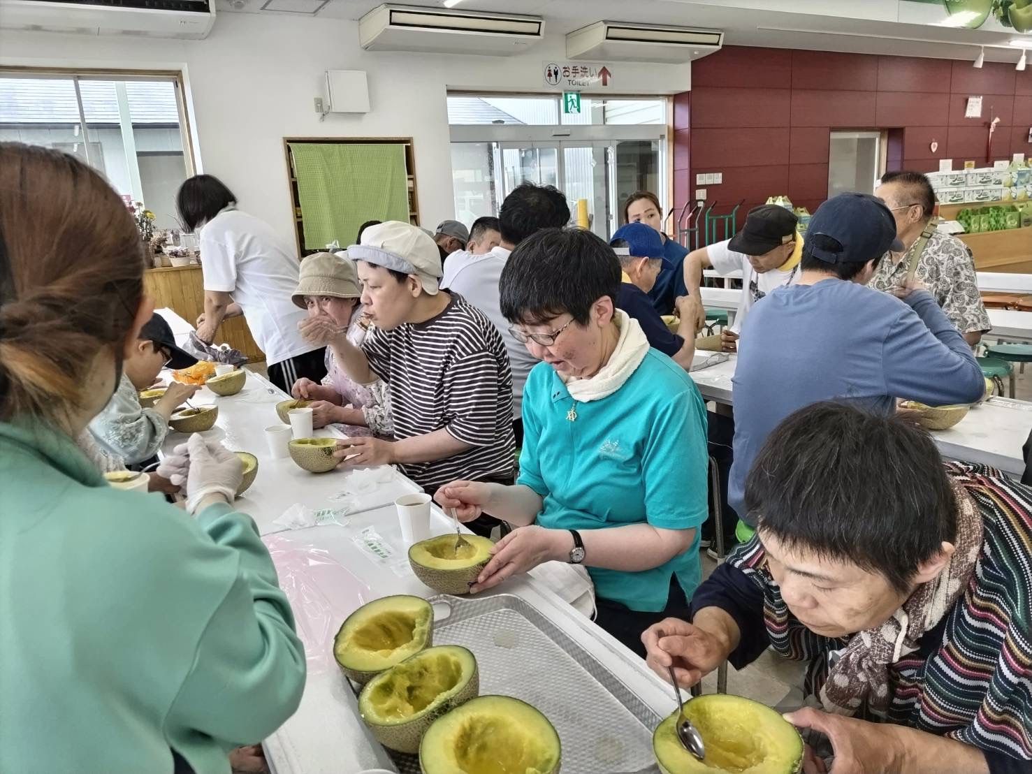 甘くておいしいメロン狩り🍈