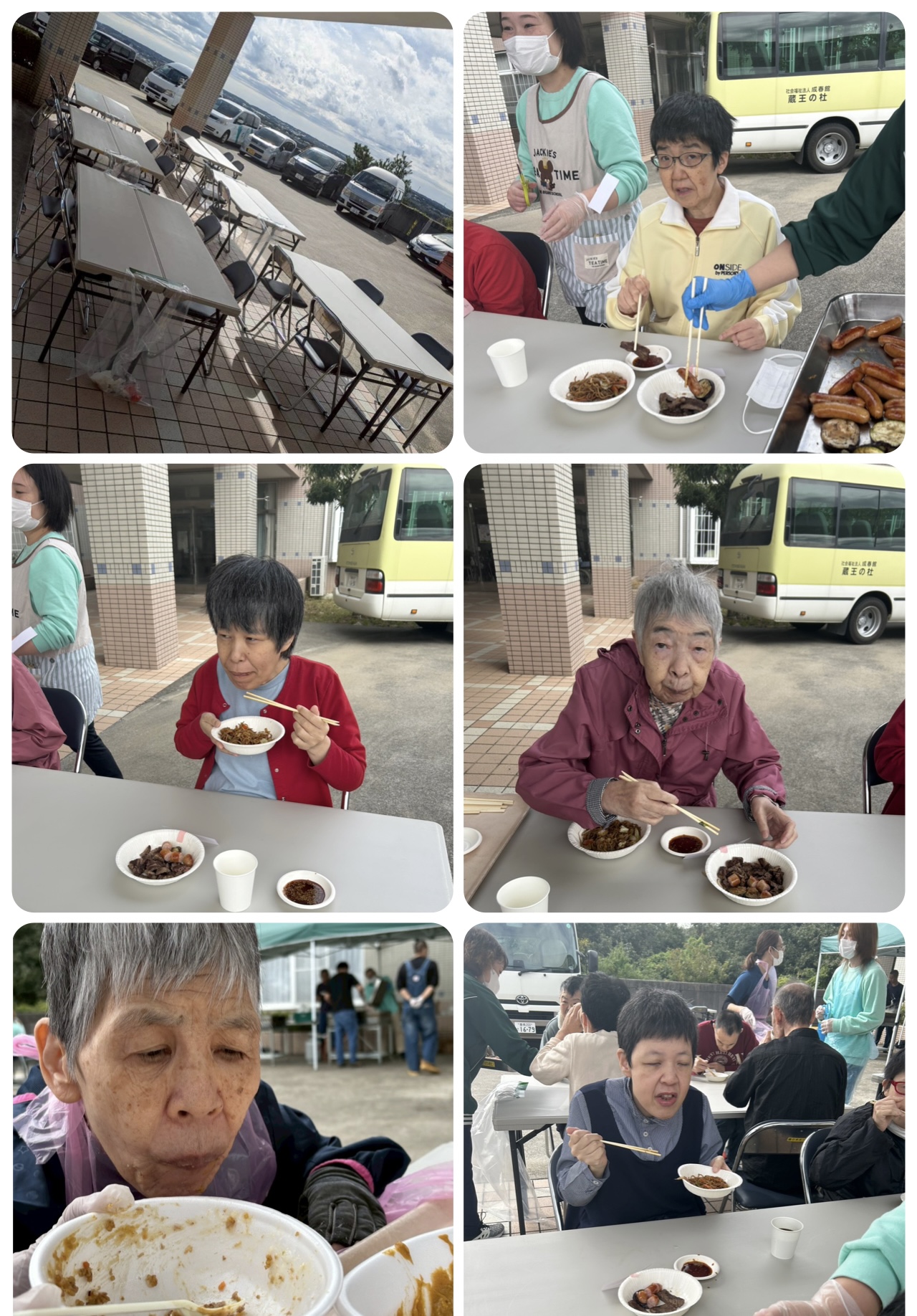 秋空の下、杜BBQ🍖