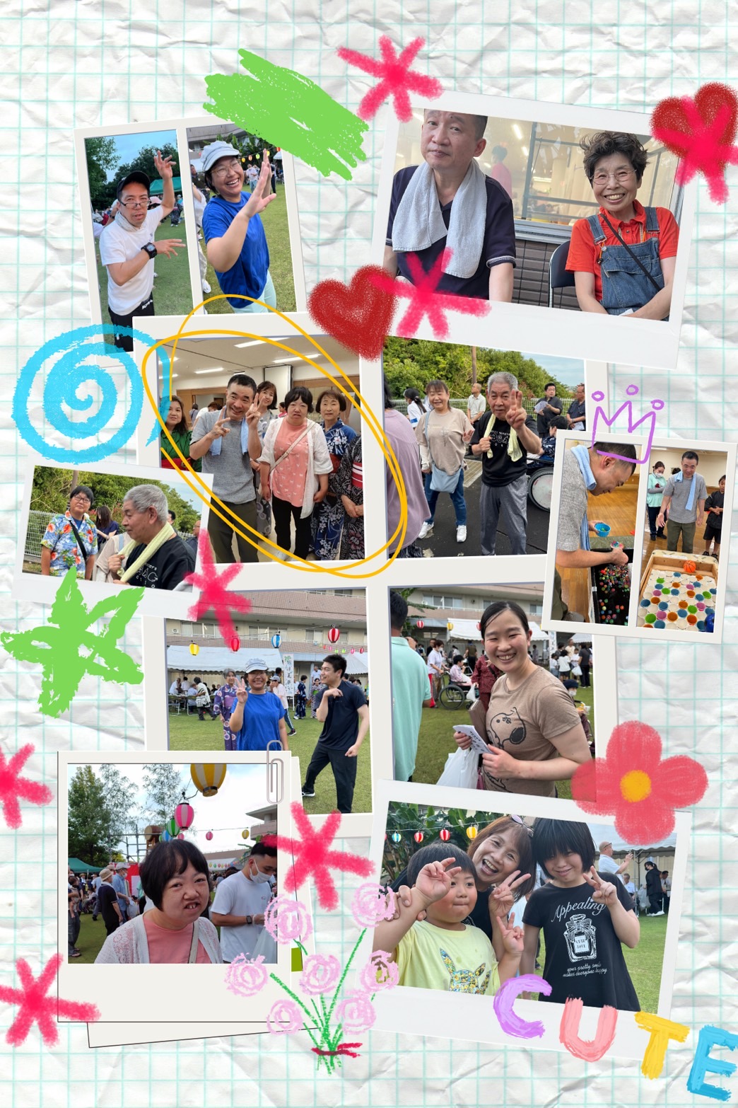 納涼祭🎐グループホームの皆んなで参加したよ！